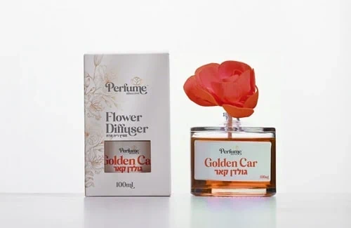 מפיץ פרח בניחוח גולדן קאר - 12 מ-48 יח' מינימום שבקרטון