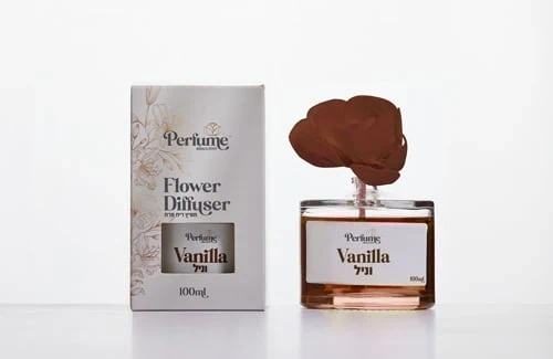 מפיץ פרח בניחוח וניל - 12 מ-48 יח' מינימום שבקרטון