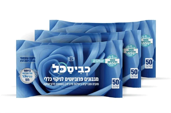 מארז מגבונים לחים רוז לניקוי כללי (24 יח' בקרטון)