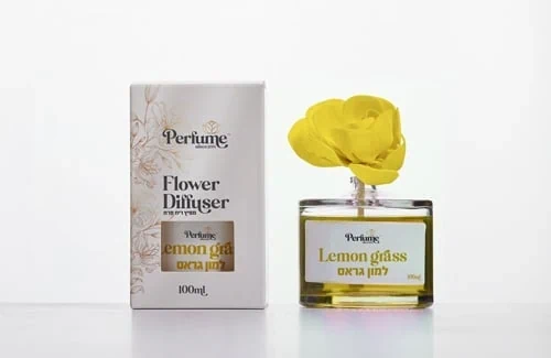 מפיץ פרח בניחוח למון גראס - 12 מ-48 יח' מינימום שבקרטון